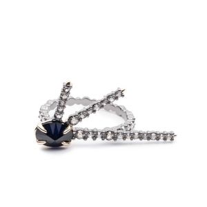 Alexis Bittar Crystal Encrusted Spur Ring
